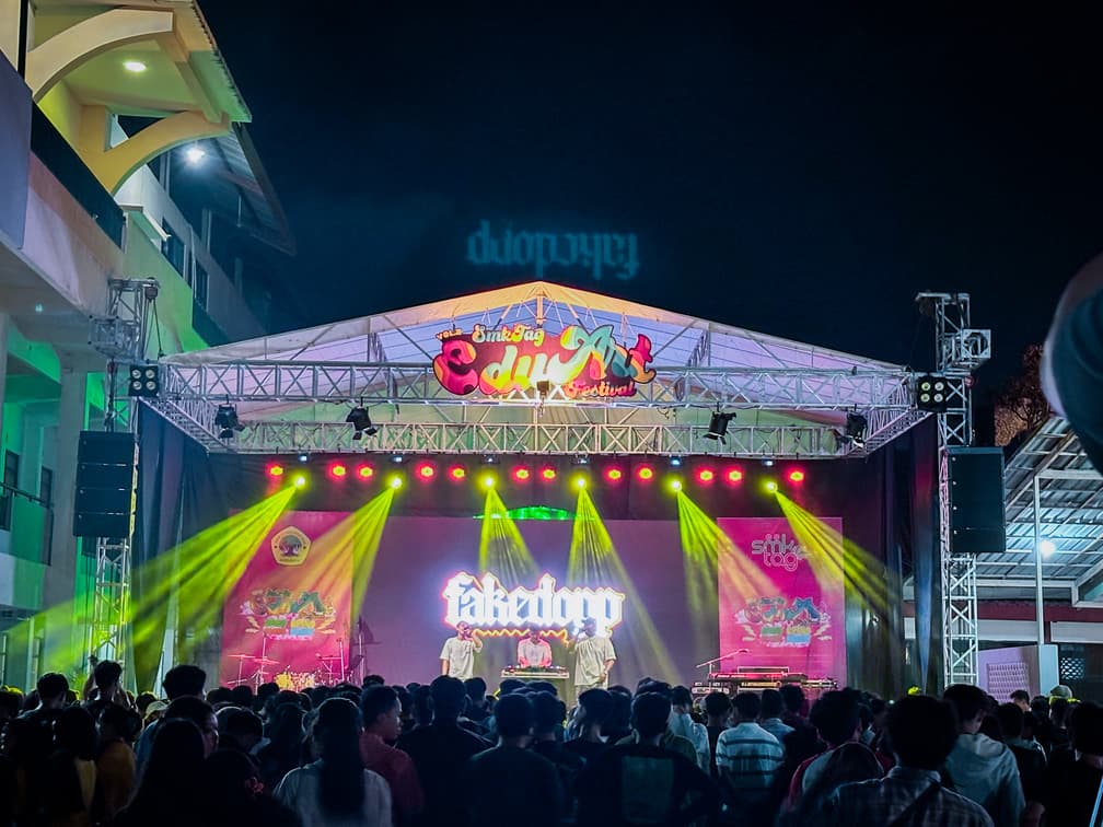 SMKTAG Edu Art Festival: Meriah Bersama Fakedopp & Awdella Didukung Full System dari USBA Production